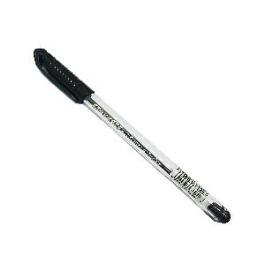Bolígrafo transparente negro